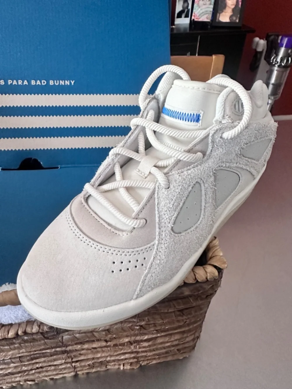 Bad Bunny x adidas BadBo 1.0 Resilience White KJ1468 Size  7 1/2 W or 6 1/2 M